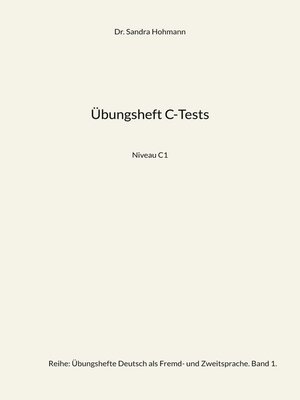 cover image of Übungsheft C-Tests